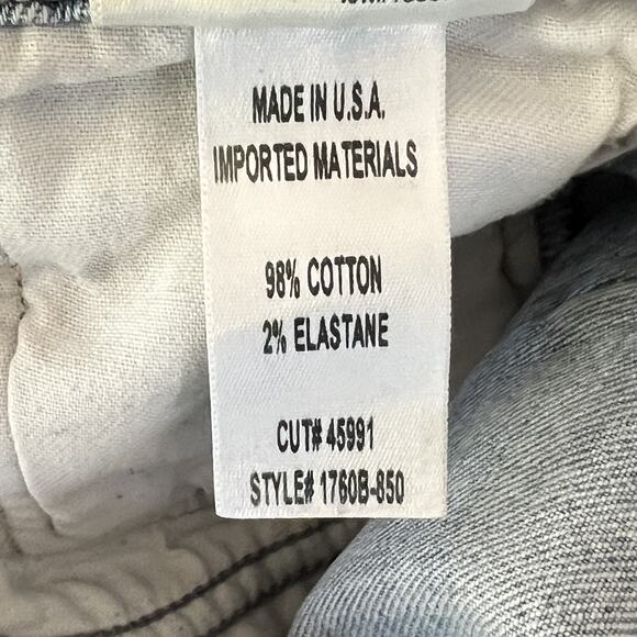 Citizens Of Humanity Jeans 28 Olivia Crop Blue Denim High Rise Slim Button Fly - Picture 8 of 13